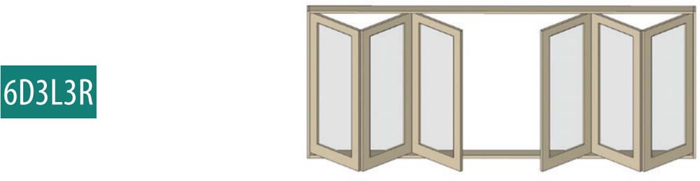6 Doors 3 Left 3 Right