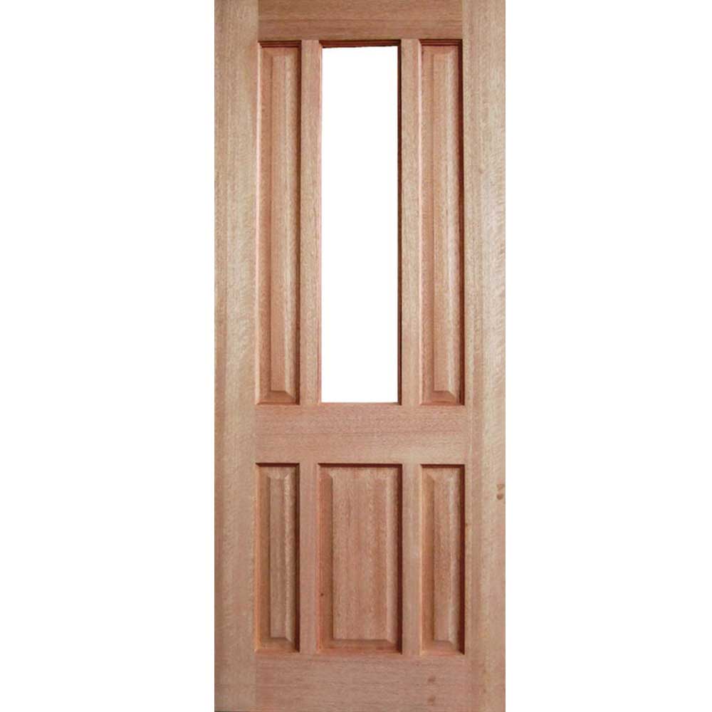 Colonial-5-Panel-1-Lite-Unglazed