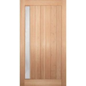 Vertical Plank 1 Lite (solid Meranti Joinery)