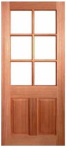 Half French Colonial 6 Lite Doors And Frame