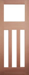 Bungalow 3 Panel Full Lite