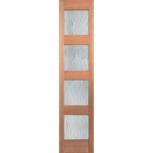 Horizontal 4 Panel Glass