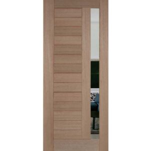Horizontal Plank 1 Lite (Solid Meranti Joinery)