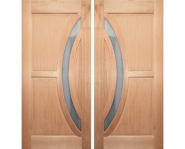 Owt-055g Full-solid Joinery Timber With Cresent Glass