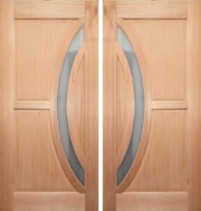 Owt-055g Full-solid Joinery Timber With Cresent Glass