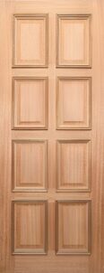8 Panel Solid (with Heavy Moulding Only)
