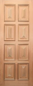 8 Panel Solid (with Heavy Moulding & Cricket Bat Only)