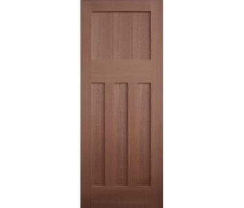 4 Panel (bungalow) Shaker Door Timber Finish