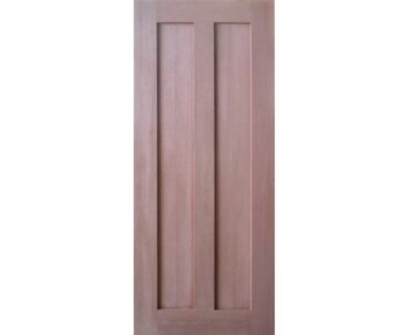 Vertical 2 Panel Shaker Door Timber Finish