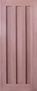 Vertical 3 Panel Shaker Door Timber Finish