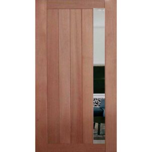Vertical Plank 1 Lite (solid Meranti Joinery)